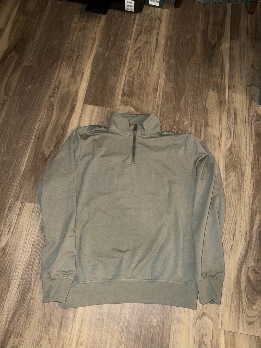 CUTS Sweatshirt Mens Medium Grey Hyperloop Q-Zip 1/4 Zip Pullover Mock Neck